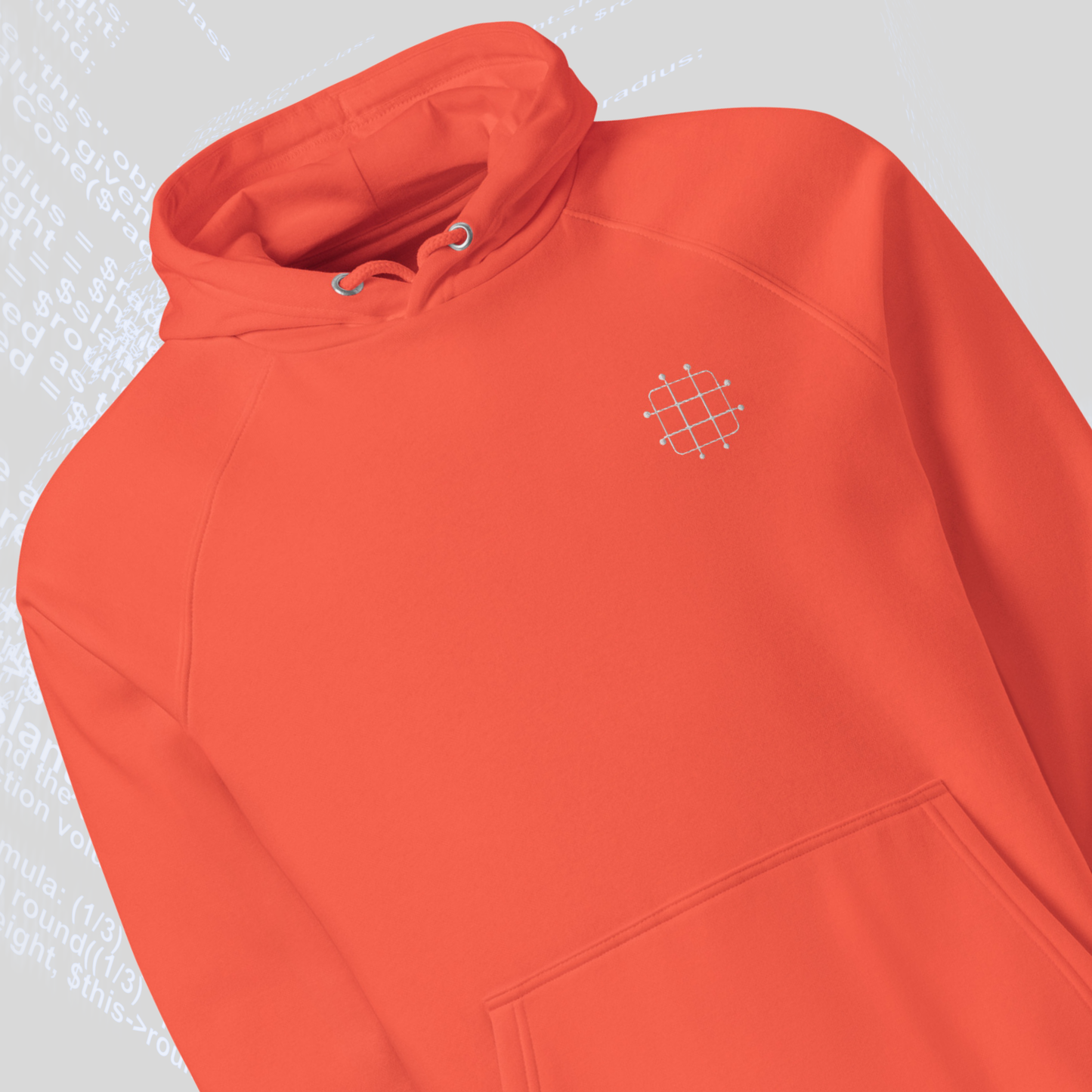 The Dev Organic Hoodie- Node 02- Grid