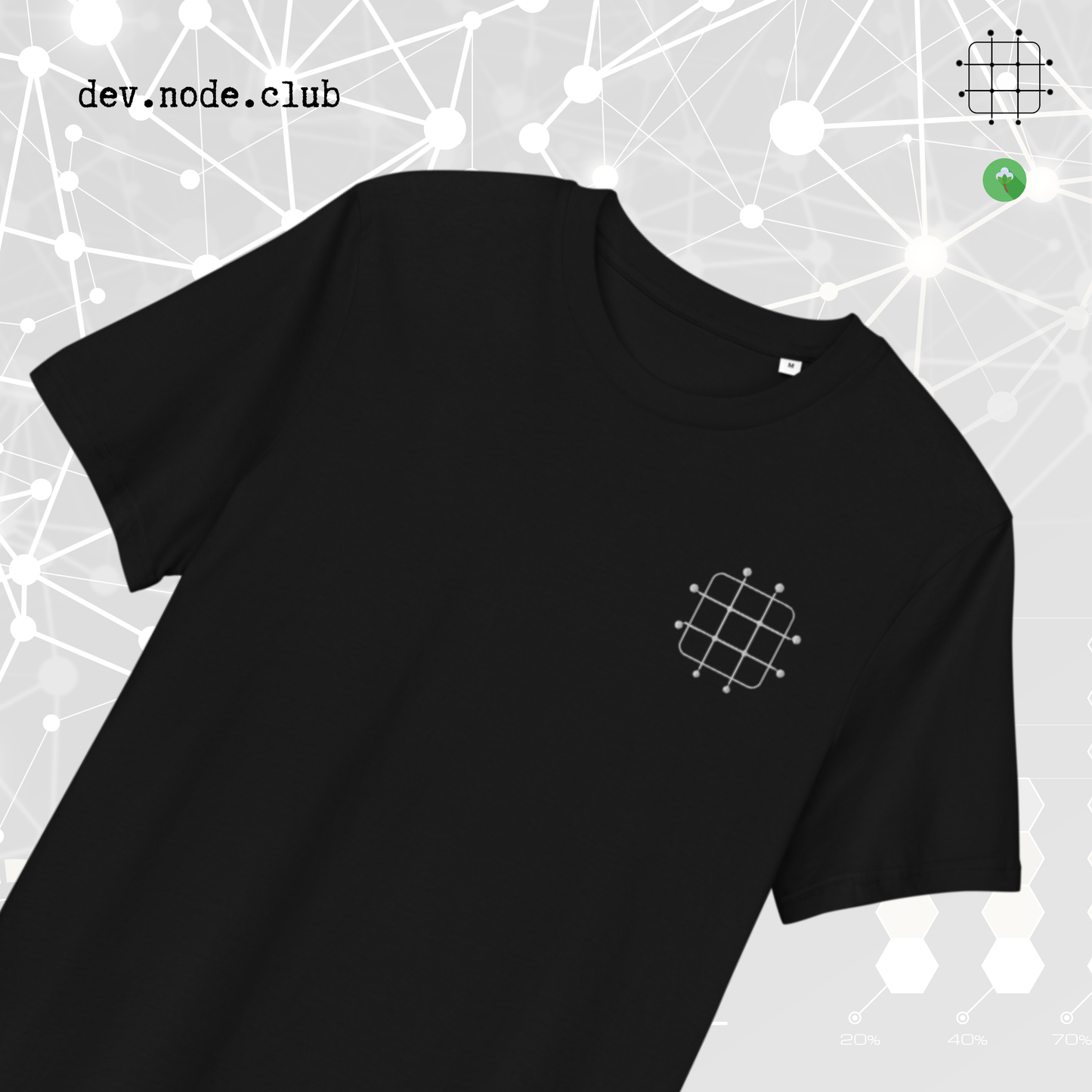 The Organic Geometry Tee- Node 02- Grid