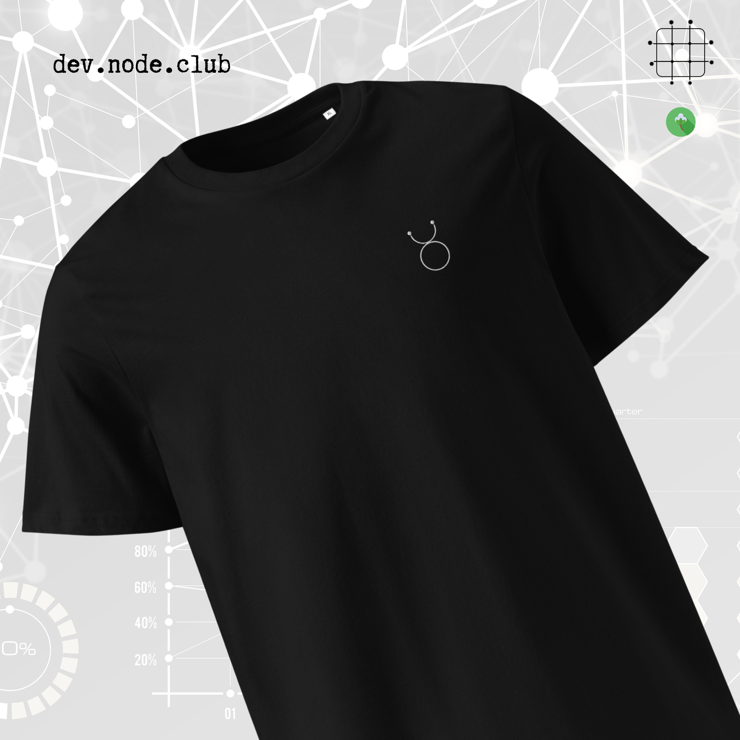 The Organic Geometry Tee- Node 01- Observer