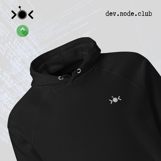 The Dev Organic Hoodie- Node 04- Signal