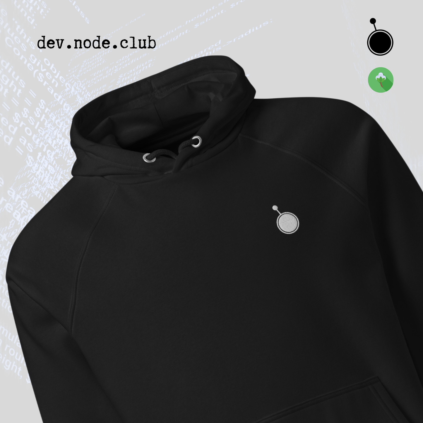 The Dev Organic Hoodie- Node 00- Anchor